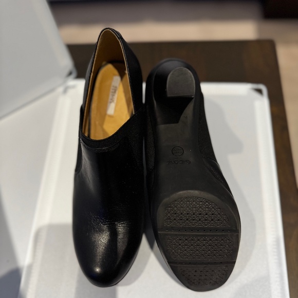 Geox Ladies Booties, Black leather size 39 - Picture 3 of 5